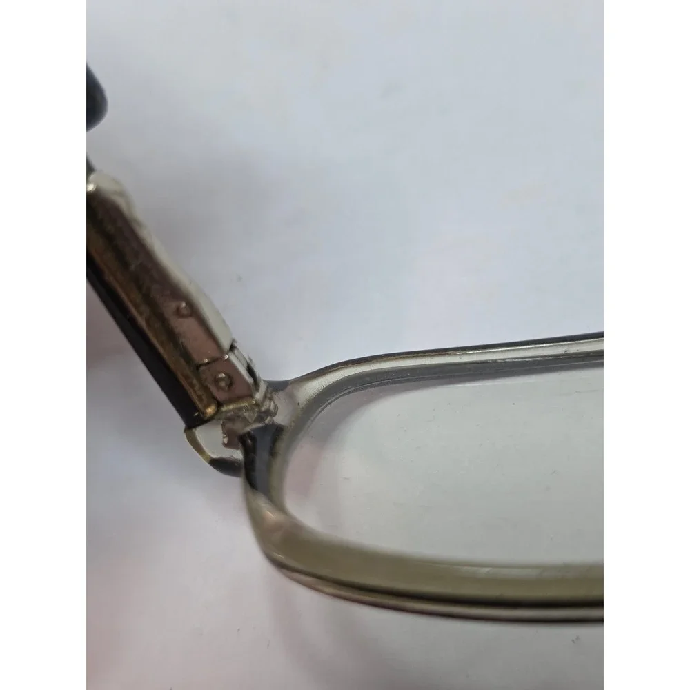 I-Deal Optics Frame Only Grant Black Crystal Rectangle Eyeglasses 51-19-140 Cute